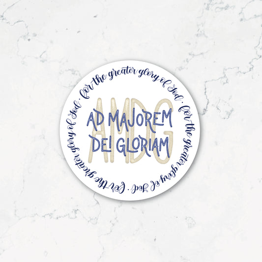 AMDG Sticker