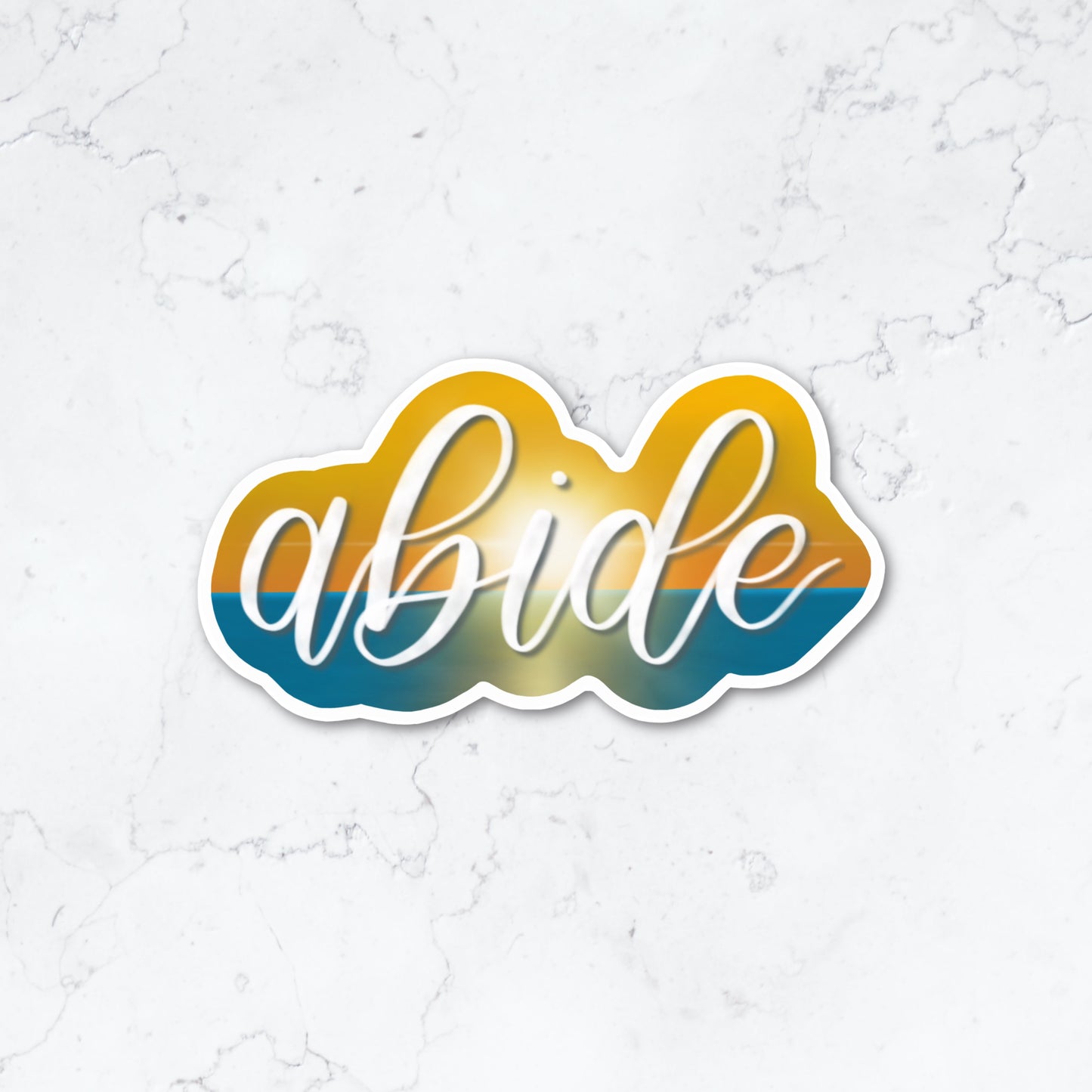 Abide Sticker