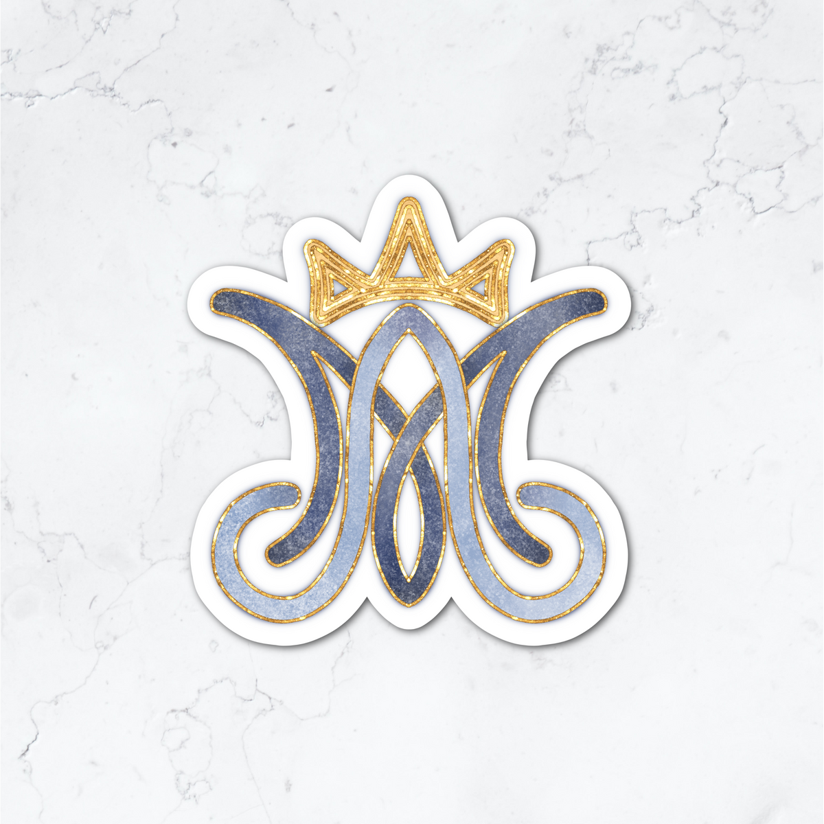 Maria Monogram Sticker Auspice Maria Sticker – Abiding Light Designs