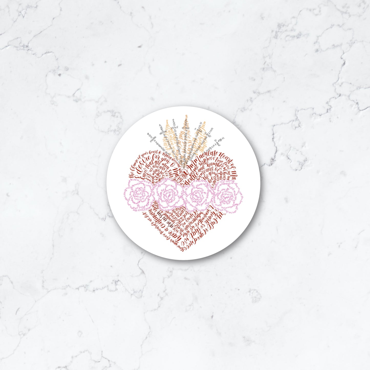 Immaculate Heart Sticker