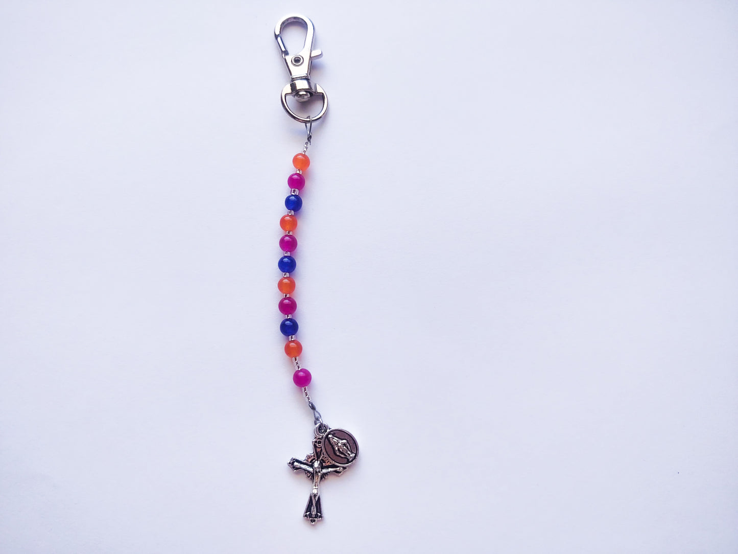 Our Lady of Guadalupe Rosary Keychain