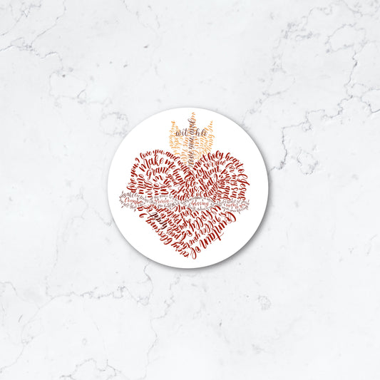 Sacred Heart Sticker